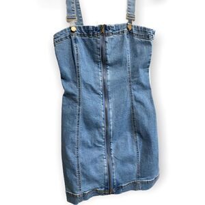 Forever 21 (S) Zip Up Overall Dress
